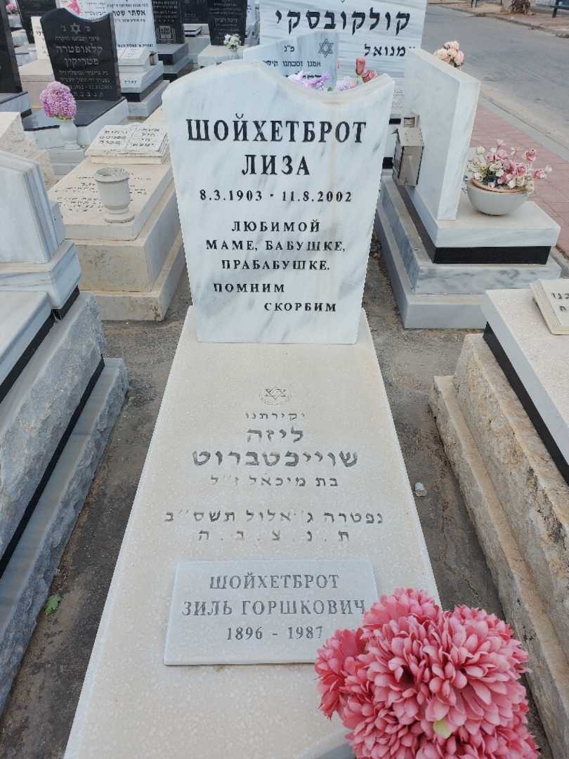 קברו של ליזה שוייכטברוט