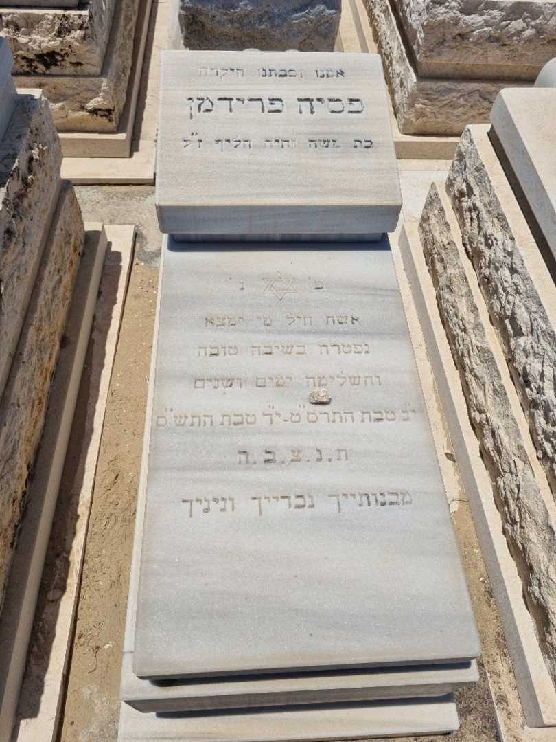קברו של פאולינה פרידמן