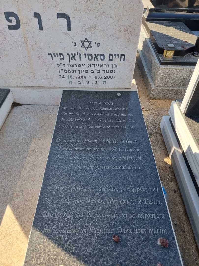 קברו של ג'אן פייר רופא. תמונה 2