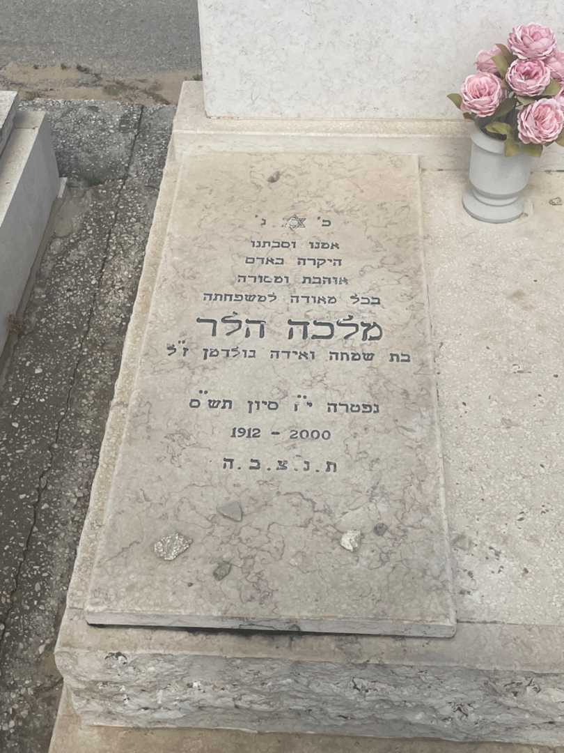 קברו של מלכה הלר. תמונה 2