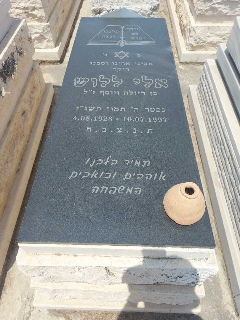 קברו של אלי ללוש