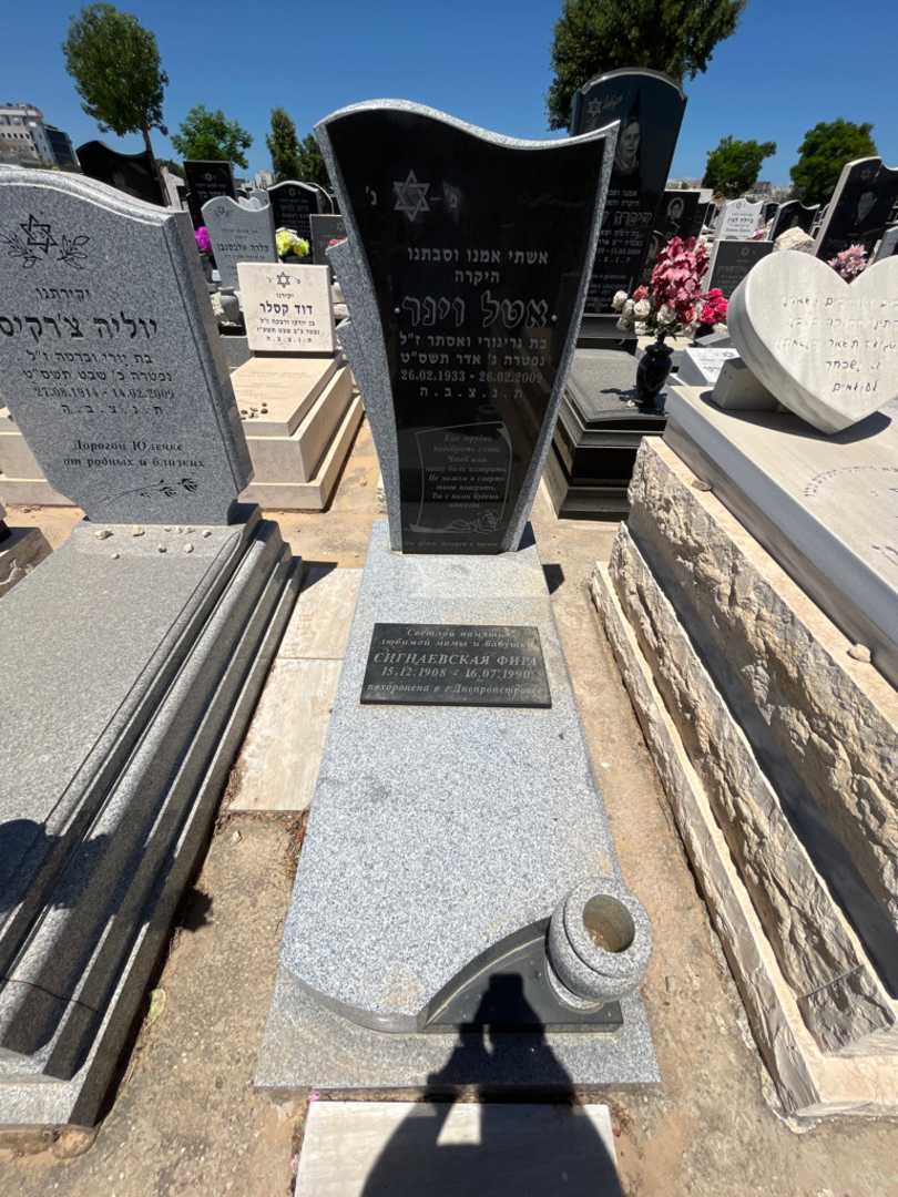 קברו של אטל וינר