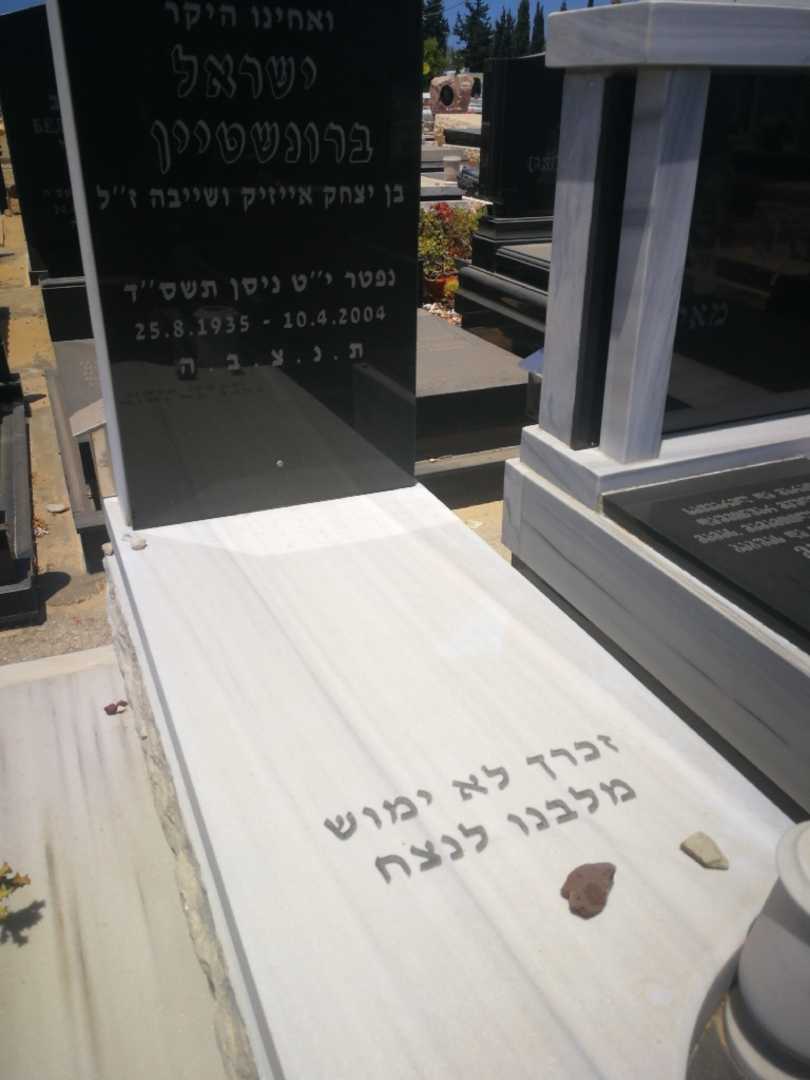 קברו של ישראל ברונשטיין