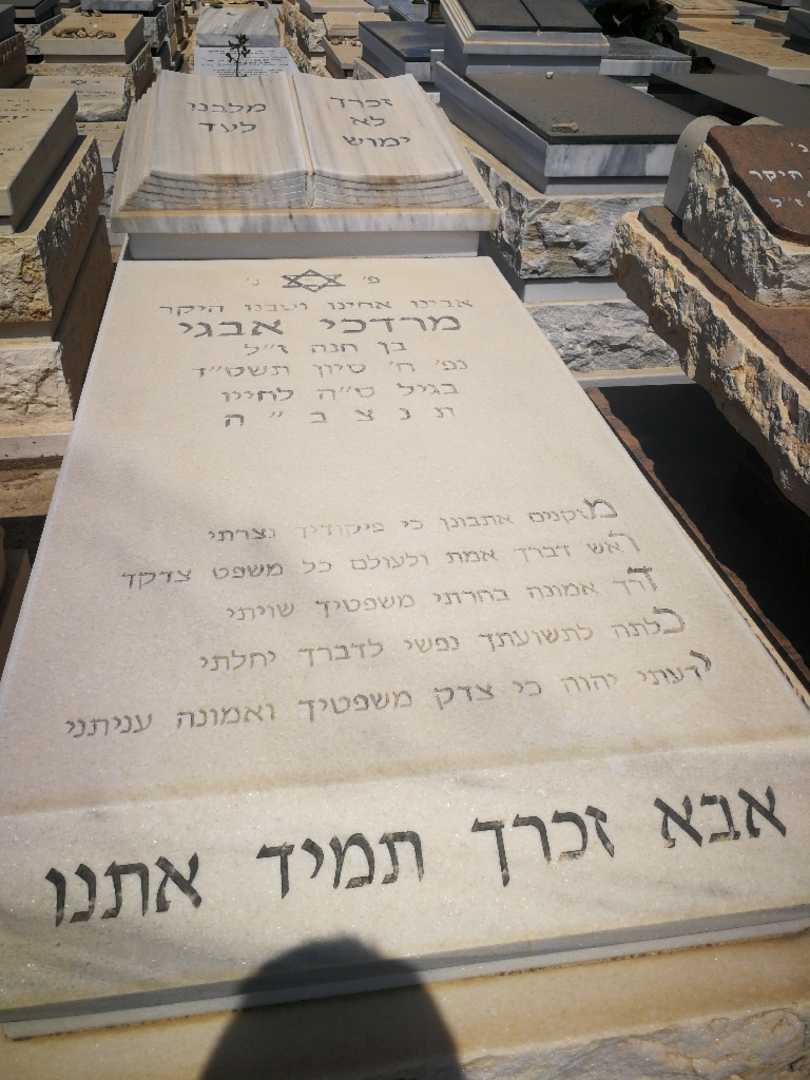 קברו של מרדכי אבגי