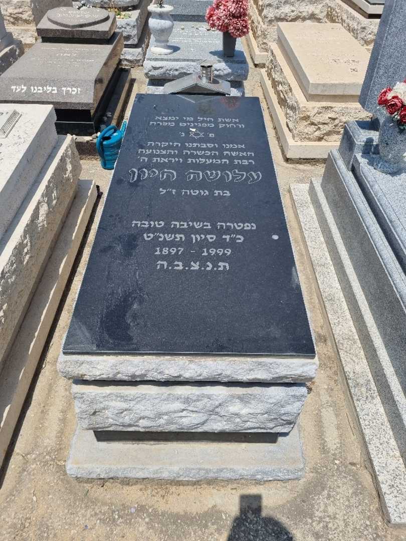 קברו של עלושה חיון