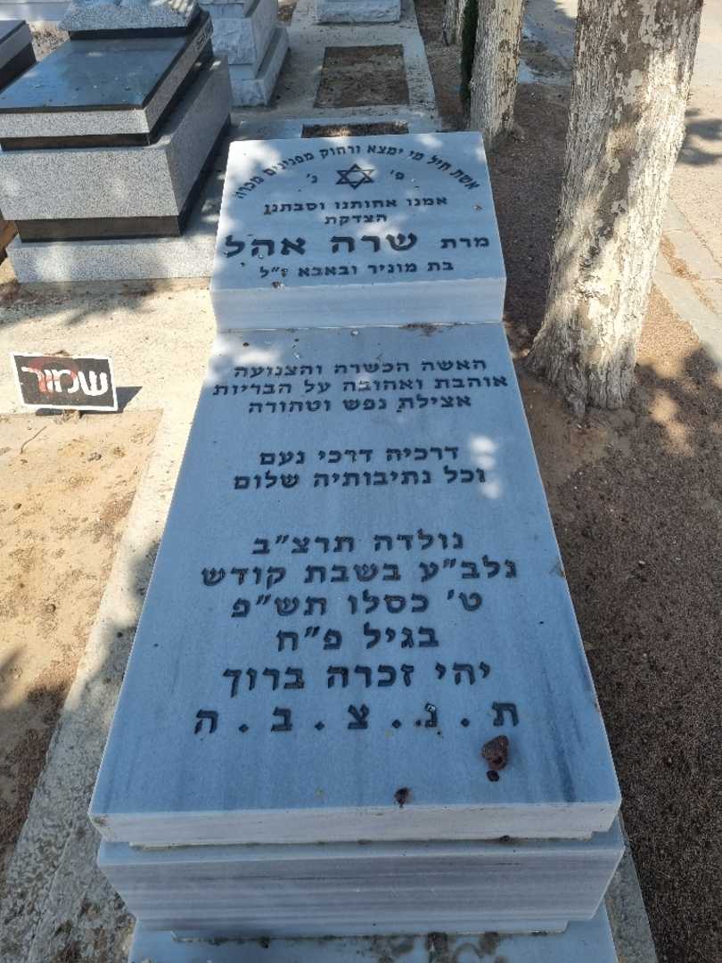 קברו של שרה אהל