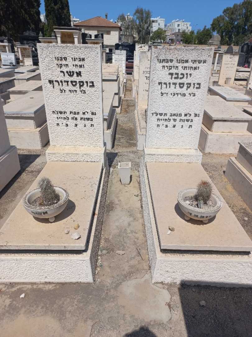 קברו של אשר בוקסדורף. תמונה 1