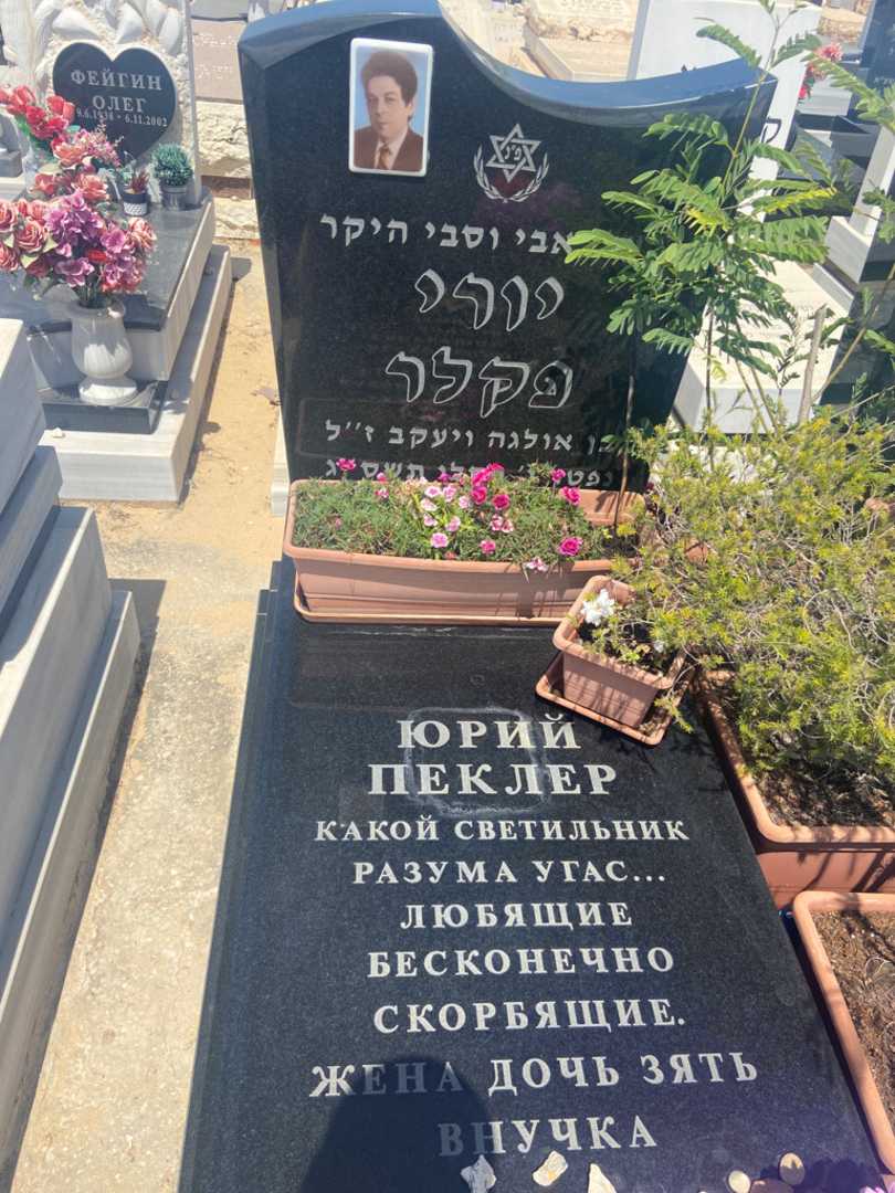 קברו של יורי פקלר. תמונה 3