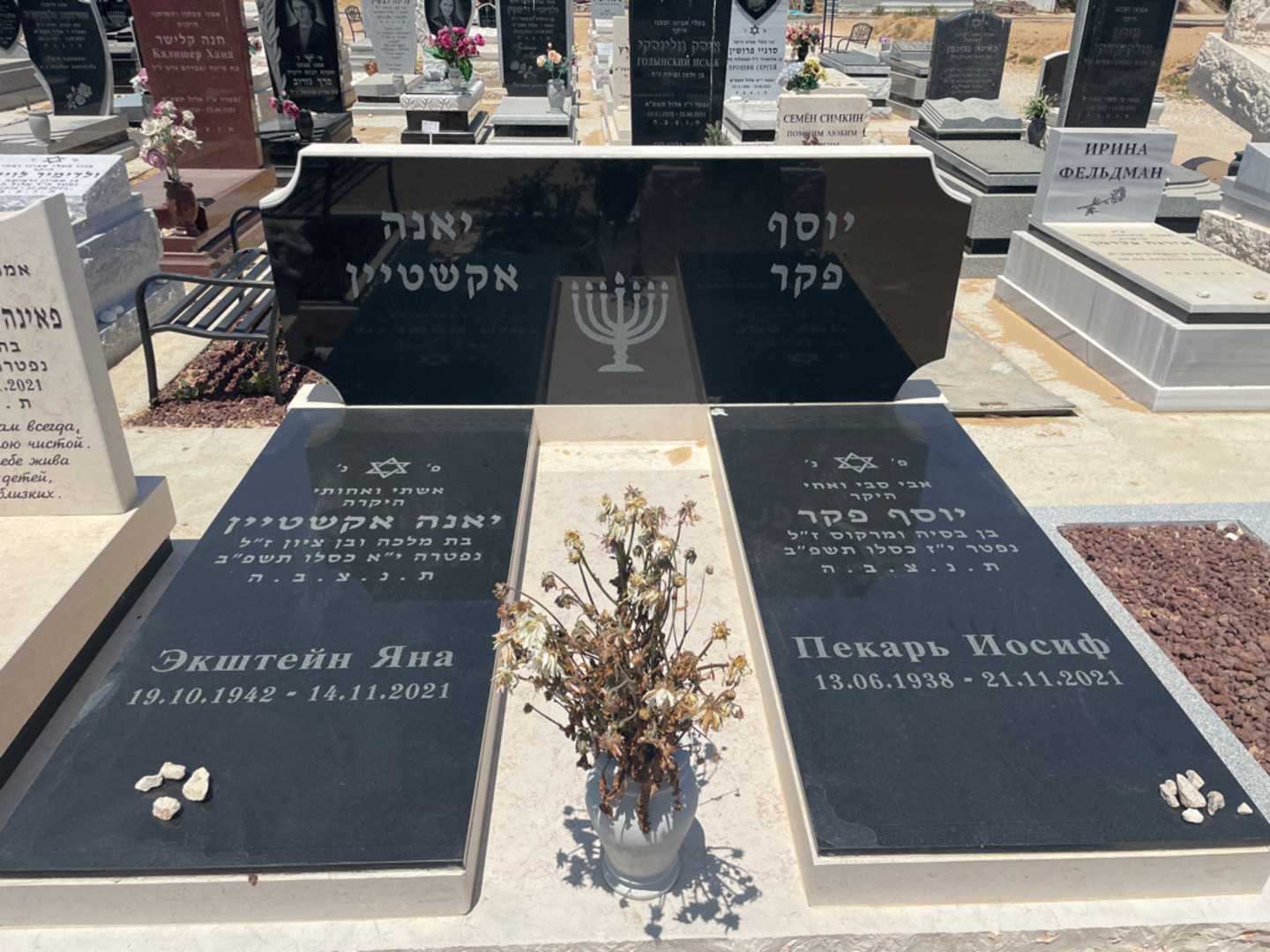 קברו של יאנה אקשטיין