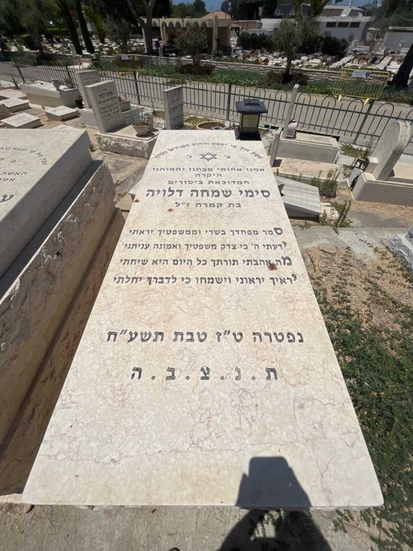 קברו של סימי שמחה דלויה