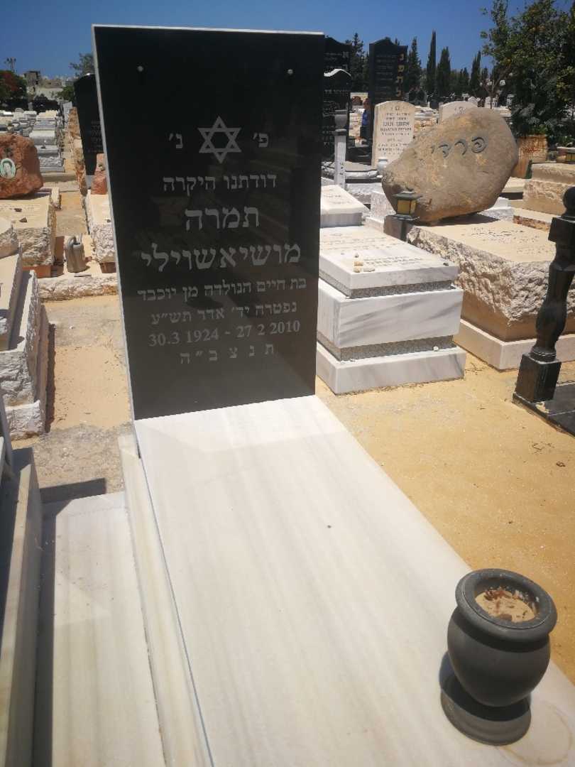 קברו של תמרה מושיאשוילי