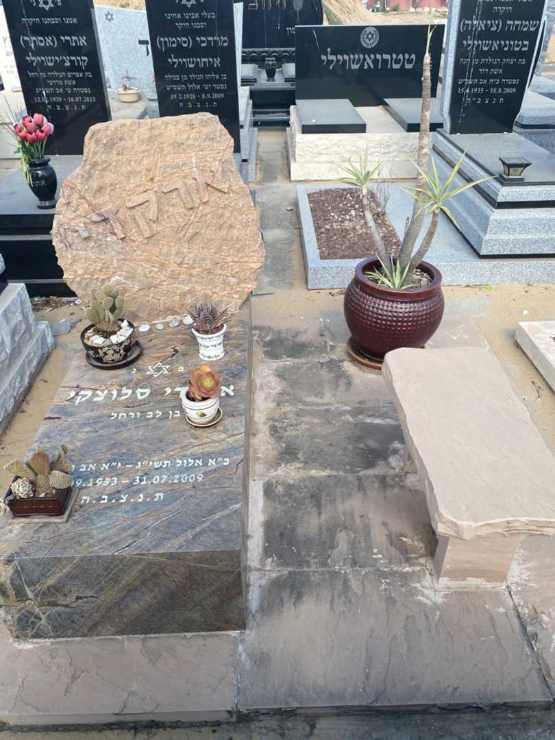 קברו של ארקדי סלוצקי. תמונה 4