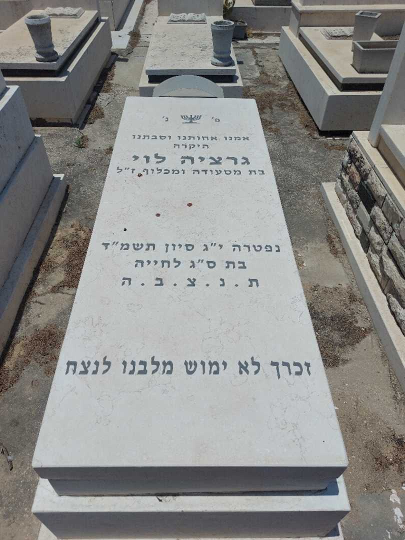 קברו של גרציה לוי