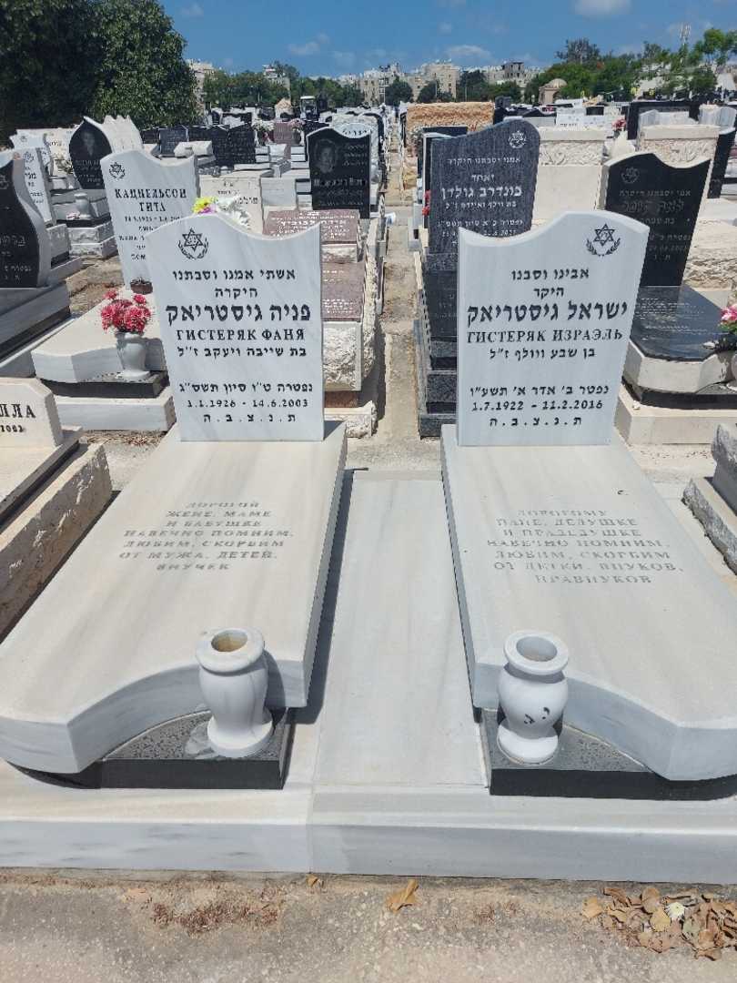 קברו של ישראל גיסטריאק. תמונה 2