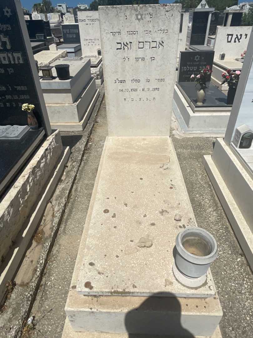 קברו של זאב אברהם