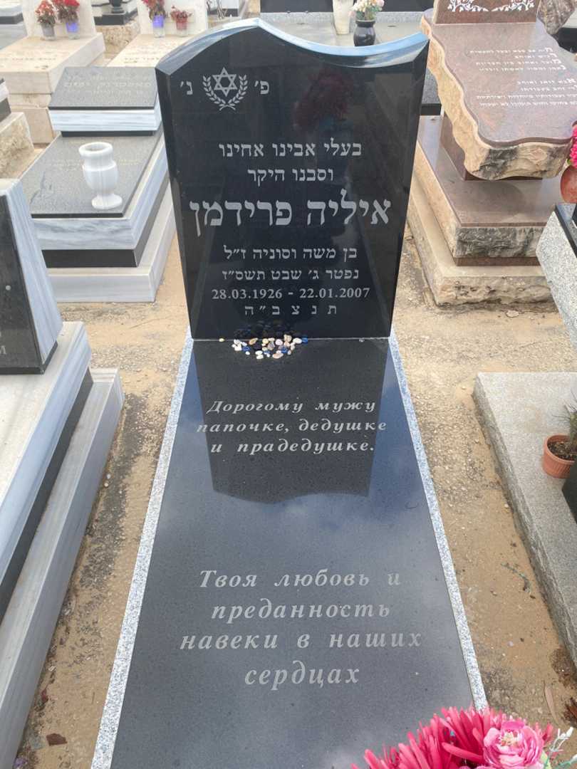 קברו של איליה פרידמן