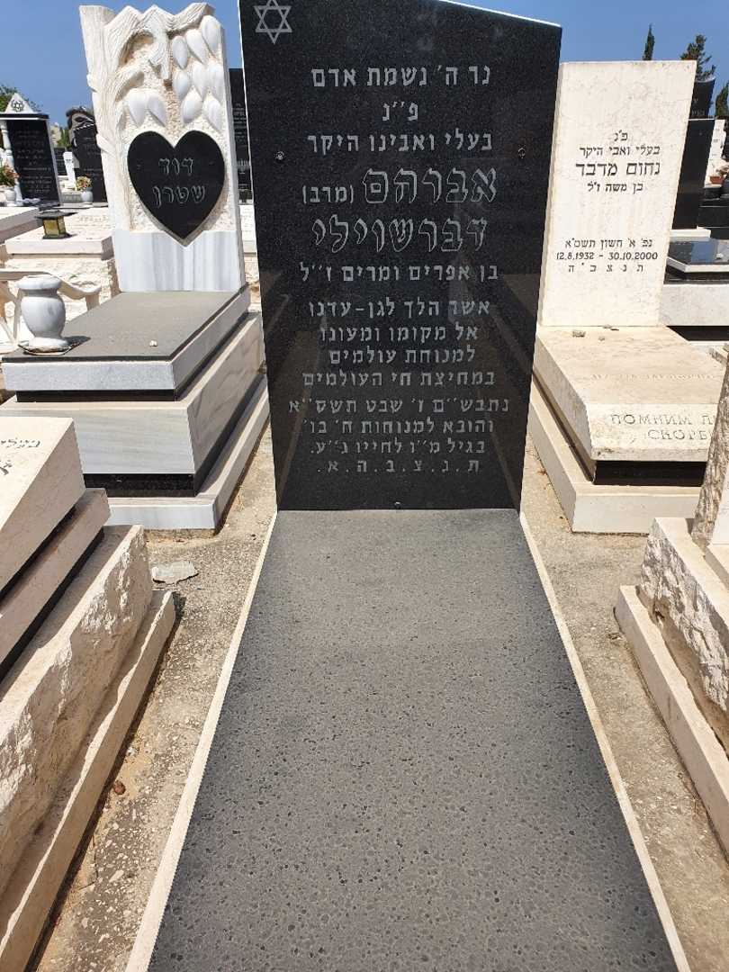 קברו של אברהם מרב דברשוילי