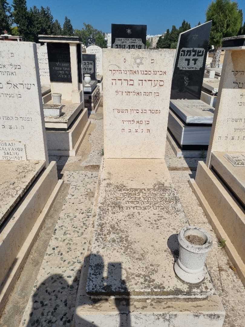 קברו של סעדיה ברדה