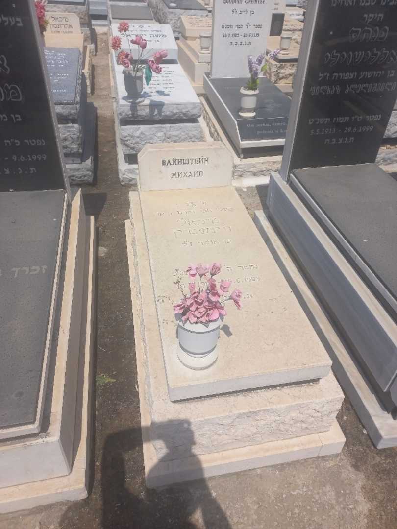 קברו של מיכאל ווינשטיין