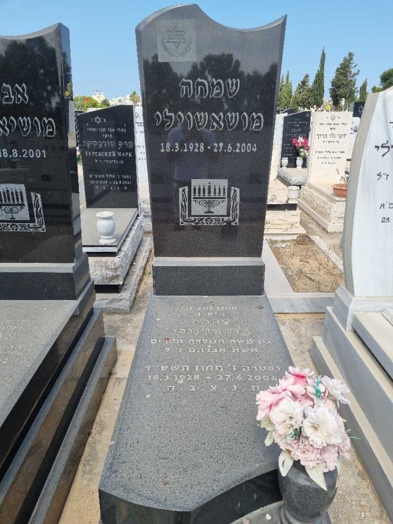 קברו של שמחה מושיאשוילי