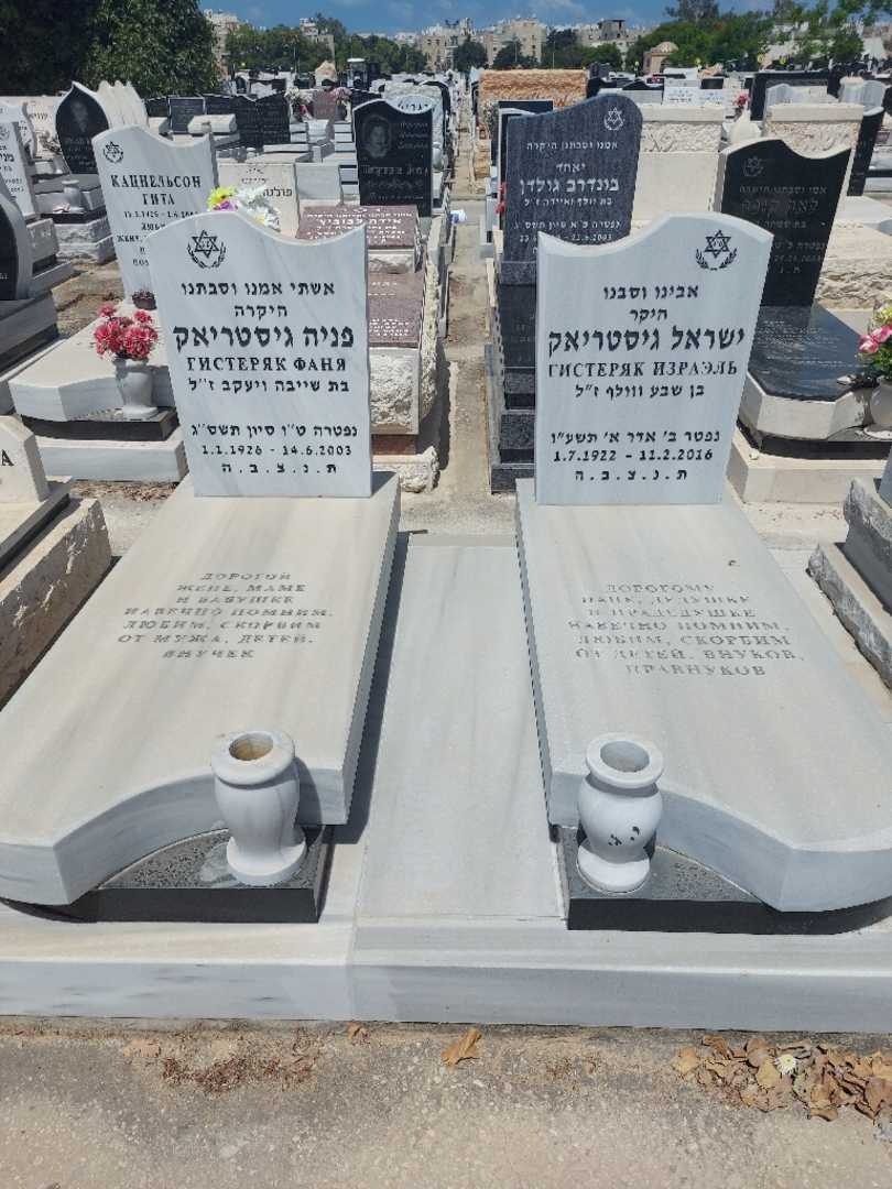 קברו של פניה גיסטריאק. תמונה 2