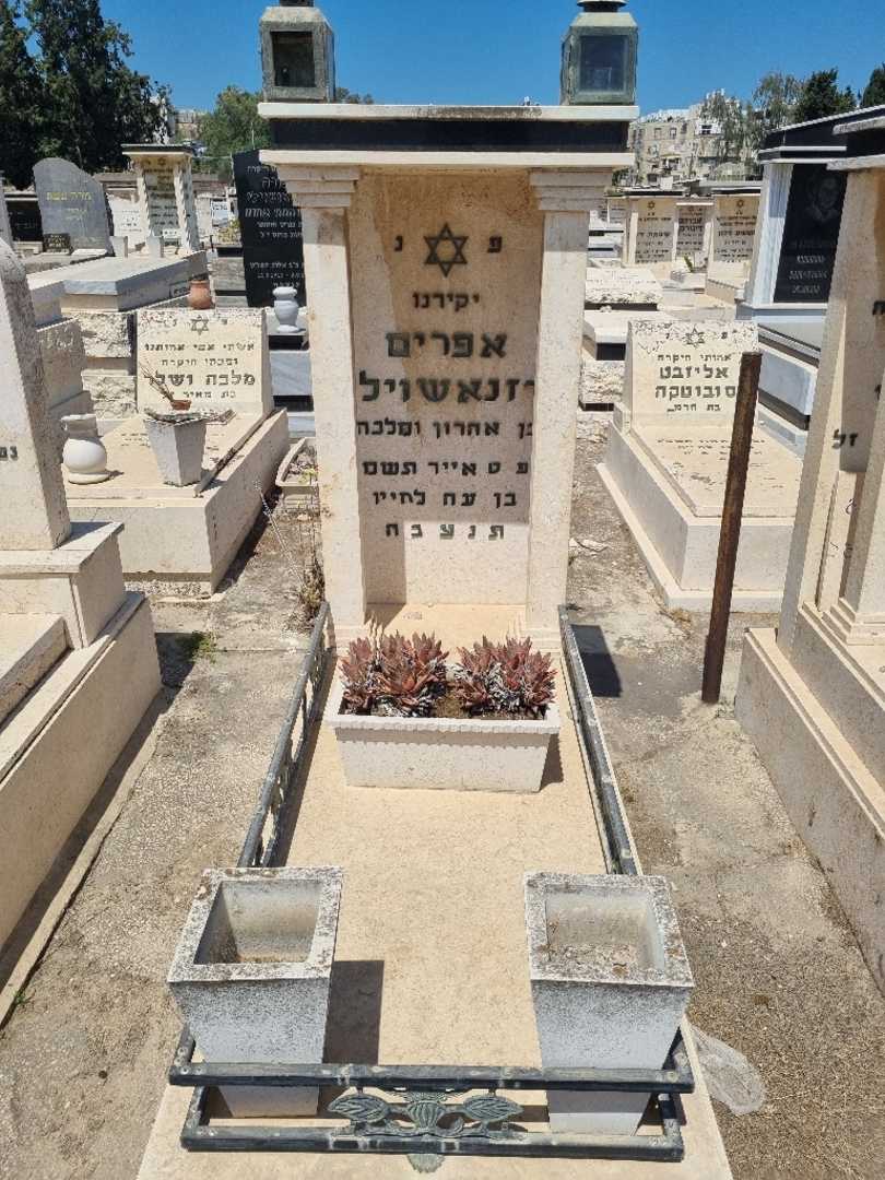 קברו של אפרים דזונאשוילי