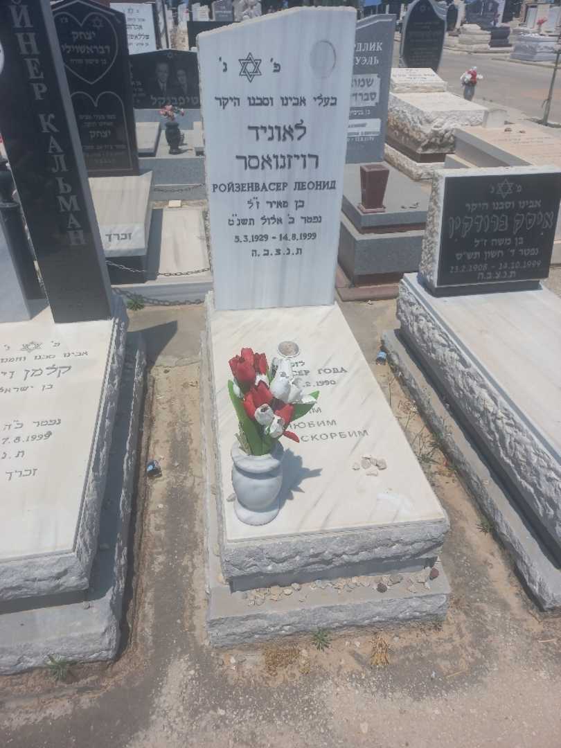קברו של לאוניד רויזנואסר