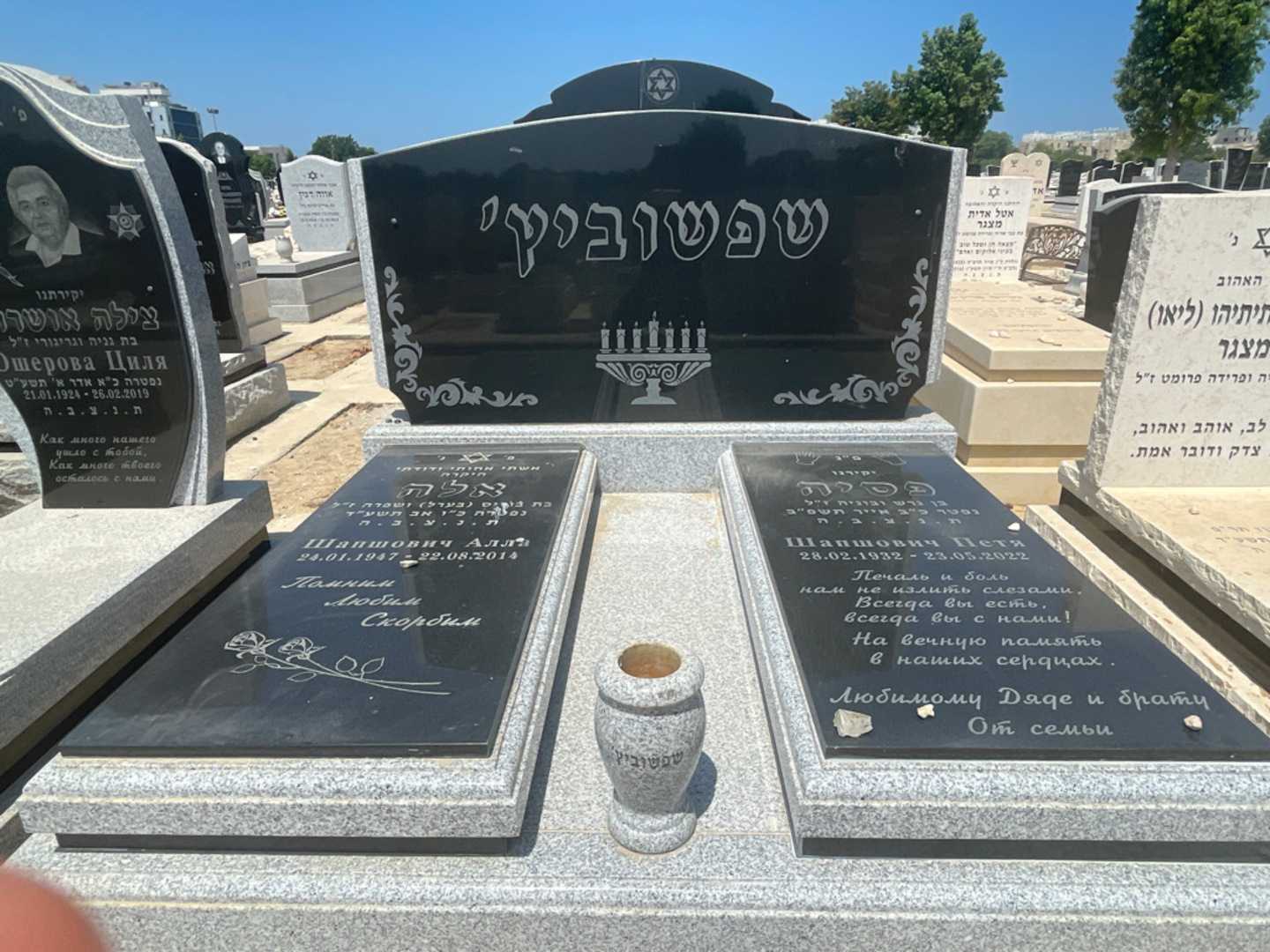 קברו של אלה פשפוביץ'. תמונה 1