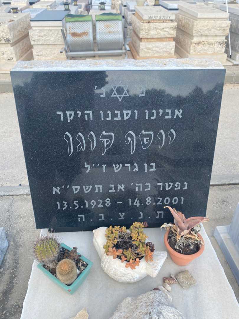 קברו של יוסף קוגן. תמונה 2