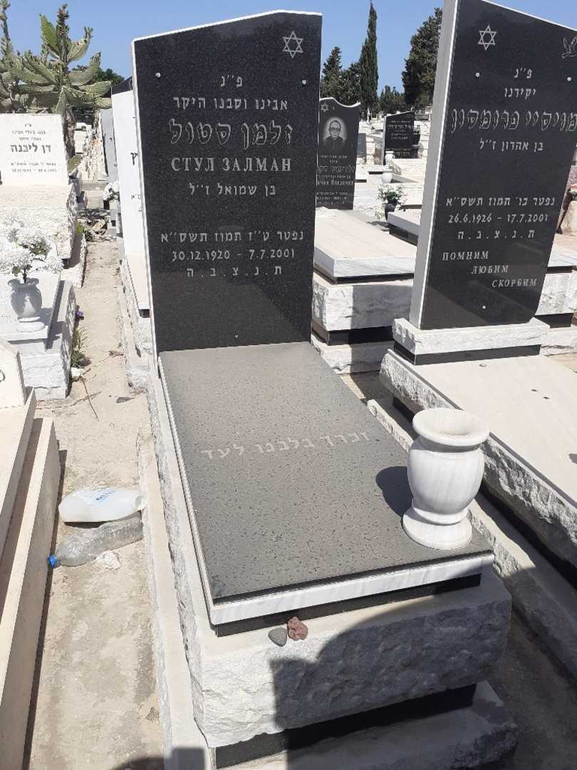 קברו של זלמן סטול