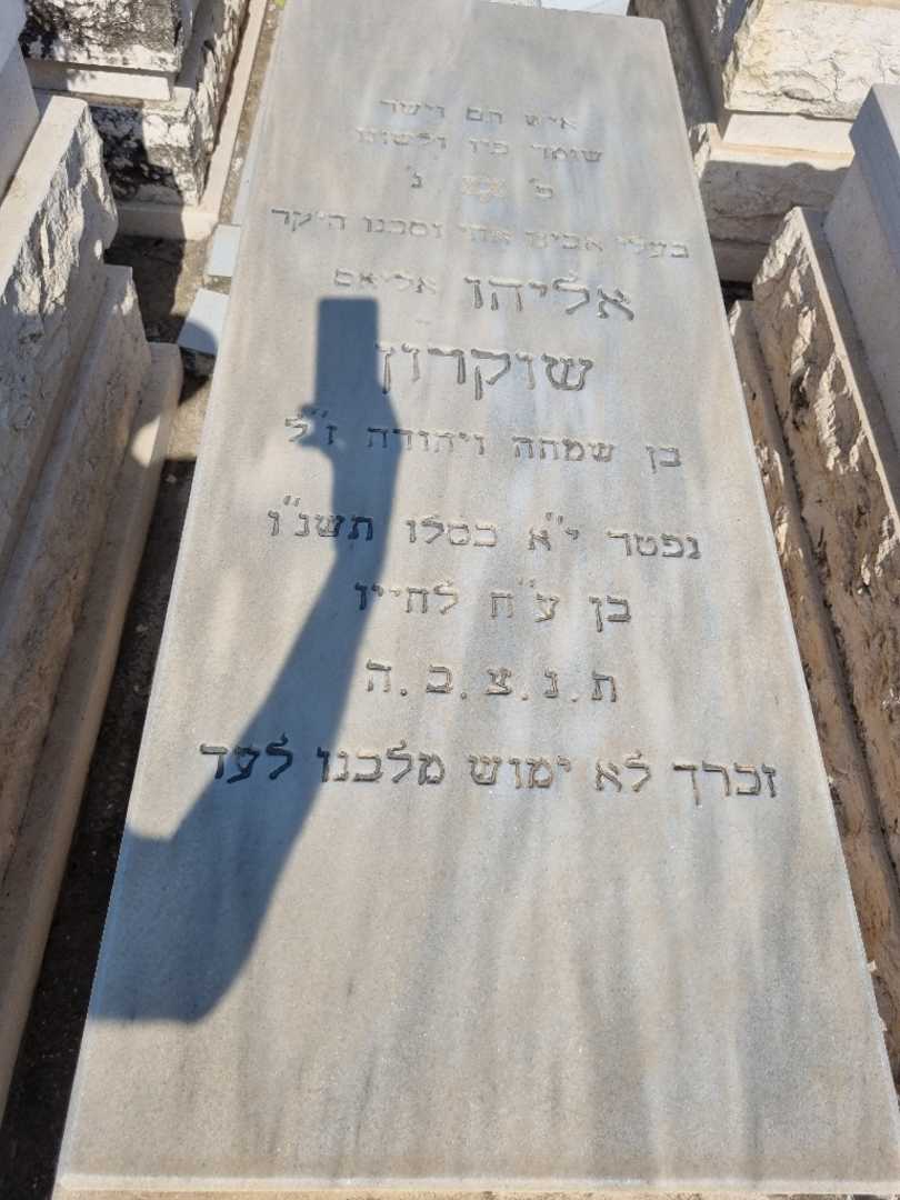 קברו של אליאס "אליאס" שוקרון