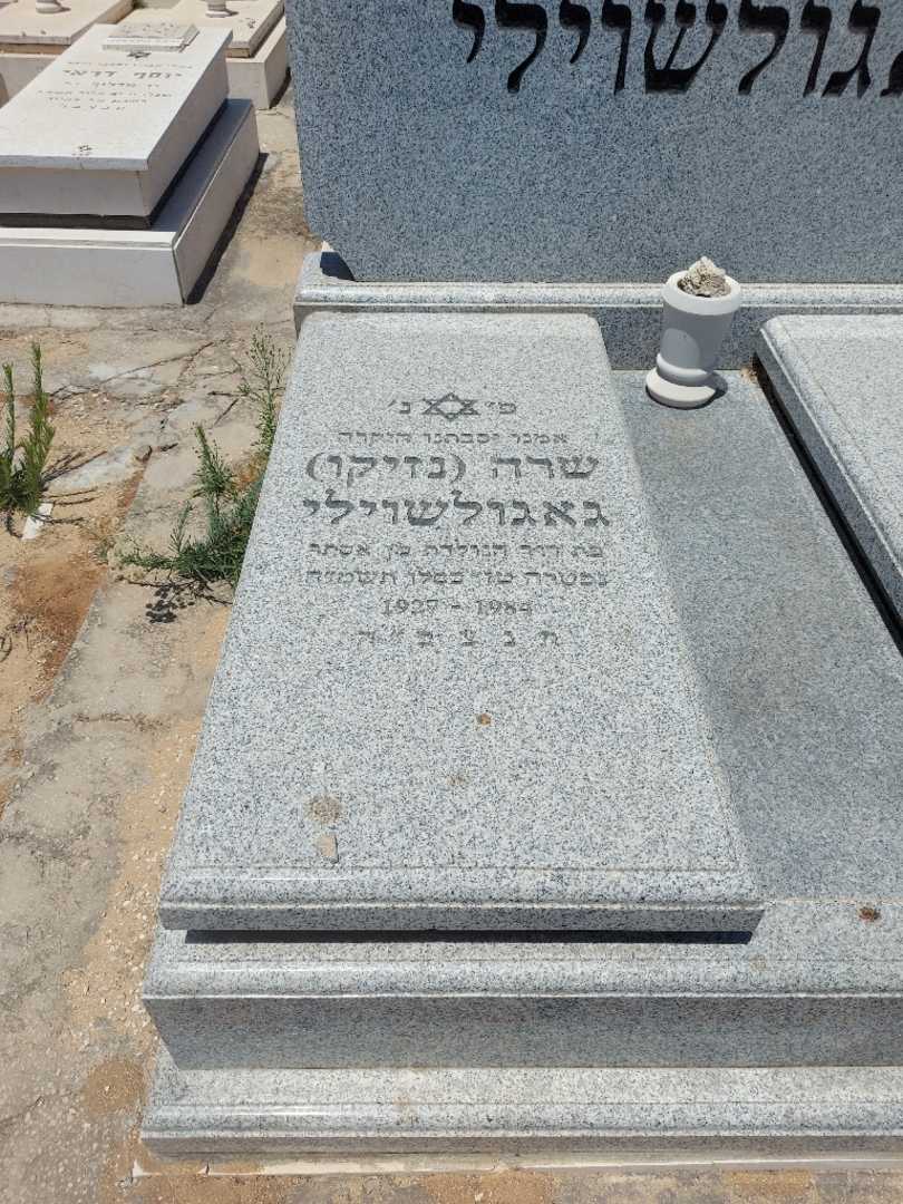 קברו של שרה "נזיקו" גאגואשוילי. תמונה 2