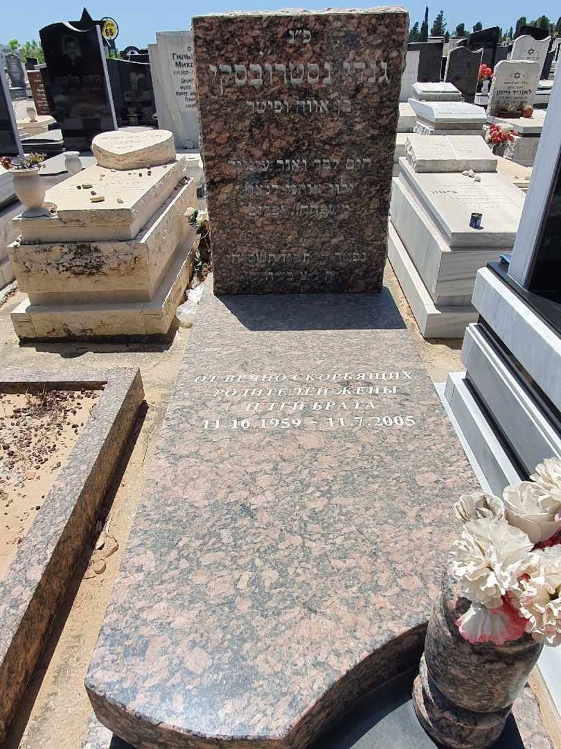 קברו של גנדי נסטרובסקי