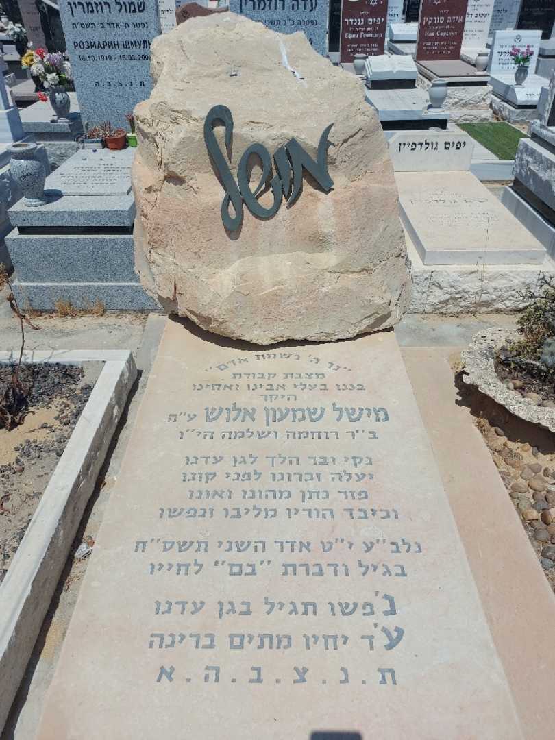 קברו של מישל שמעון אלוש. תמונה 2