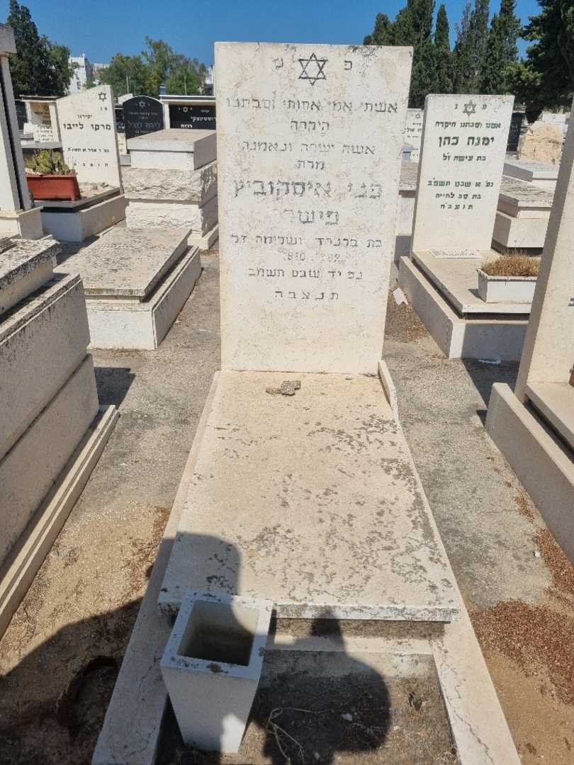 קברו של פני איסקוביץ פישרר