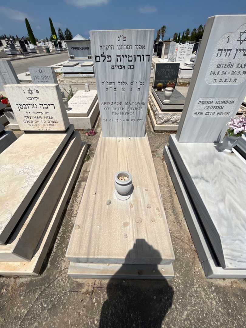 קברו של דורוטייה פלם