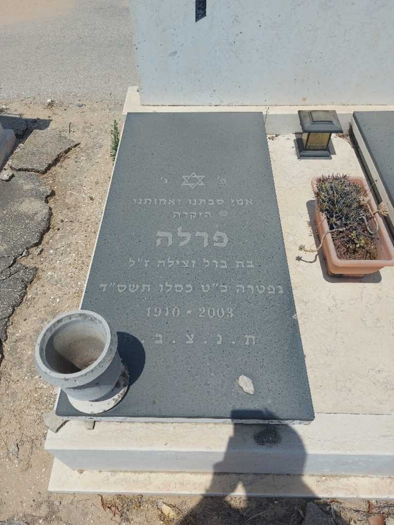 קברו של פרלה שוורץ. תמונה 2