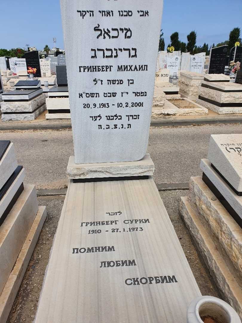 קברו של מיכאל גרינברג