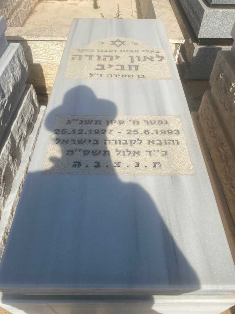 קברו של לאון יהודה חביב