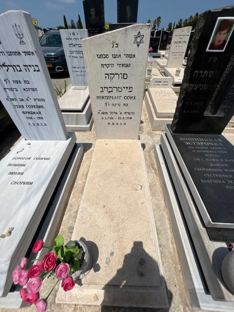 קברו של סורקה פייטרברג