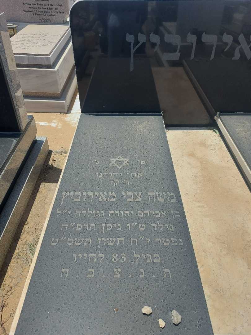 קברו של משה צבי מאירוביץ. תמונה 2