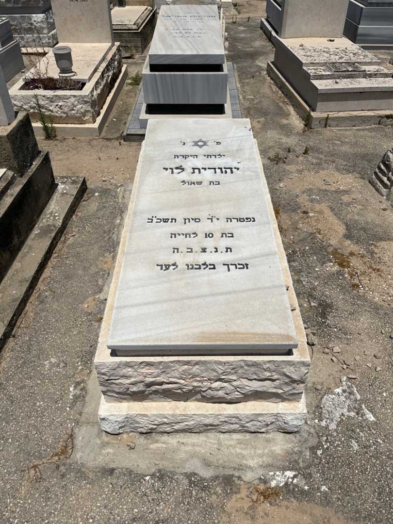 קברו של יהודית לוי