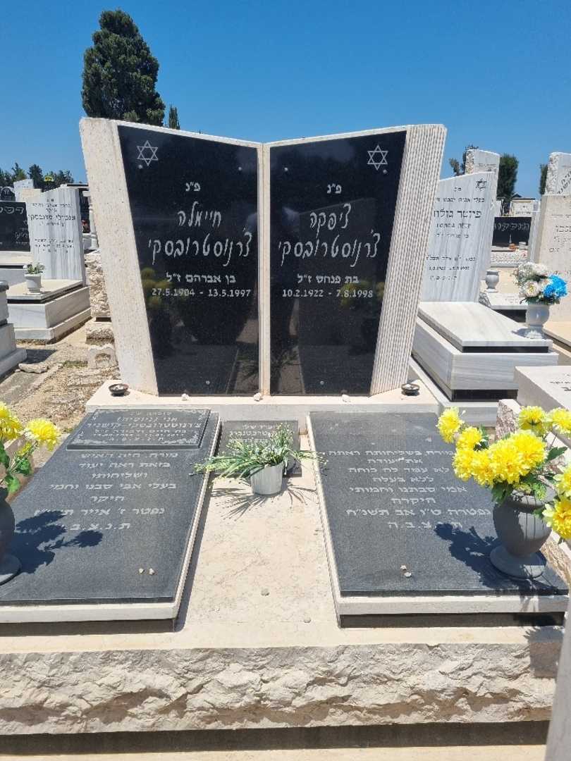 קברו של חיימלה צ'רנוסטרובסקי. תמונה 1