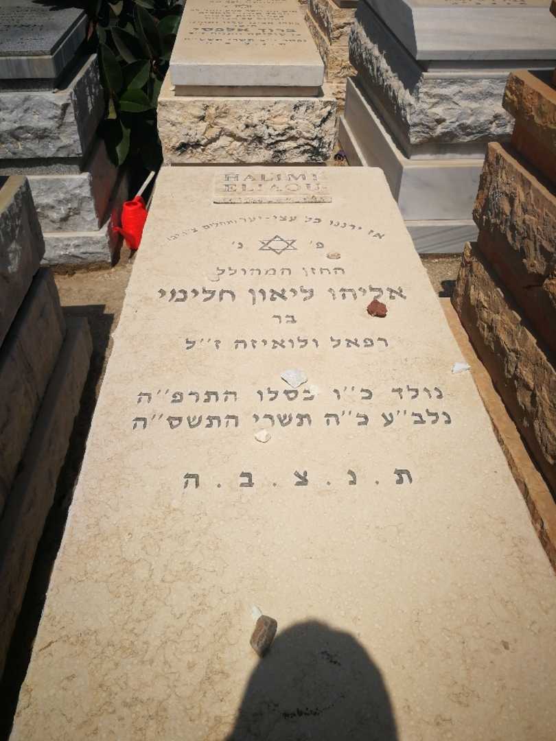 קברו של אליהו ליאון חלימי