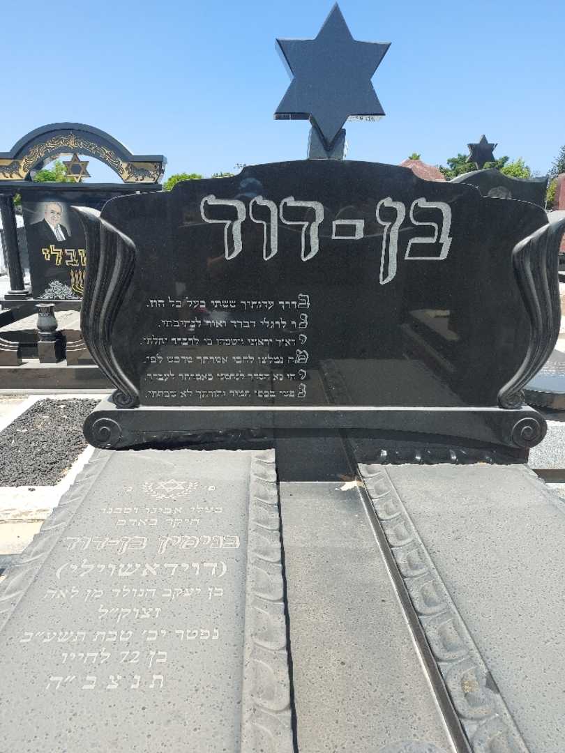 קברו של בנימין "דוידאשוילי" בן דוד