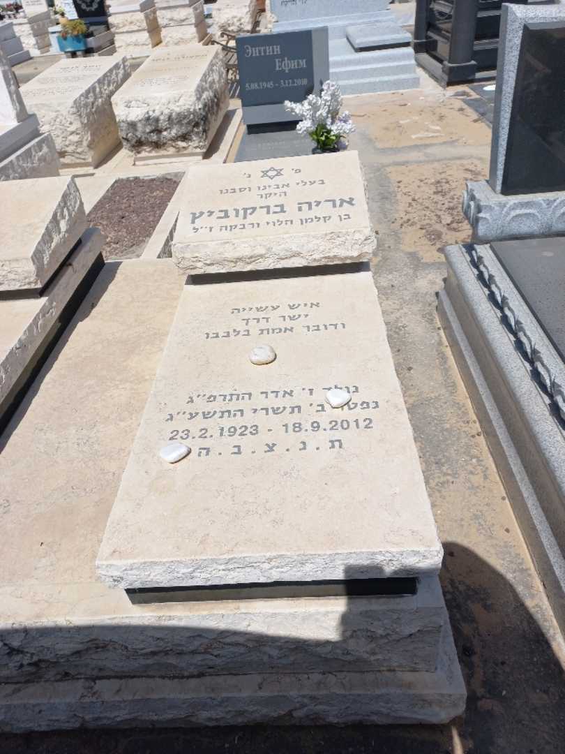 קברו של אריה ברקוביץ