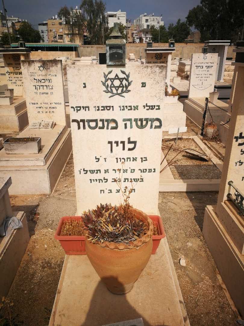 קברו של מנסור לוין