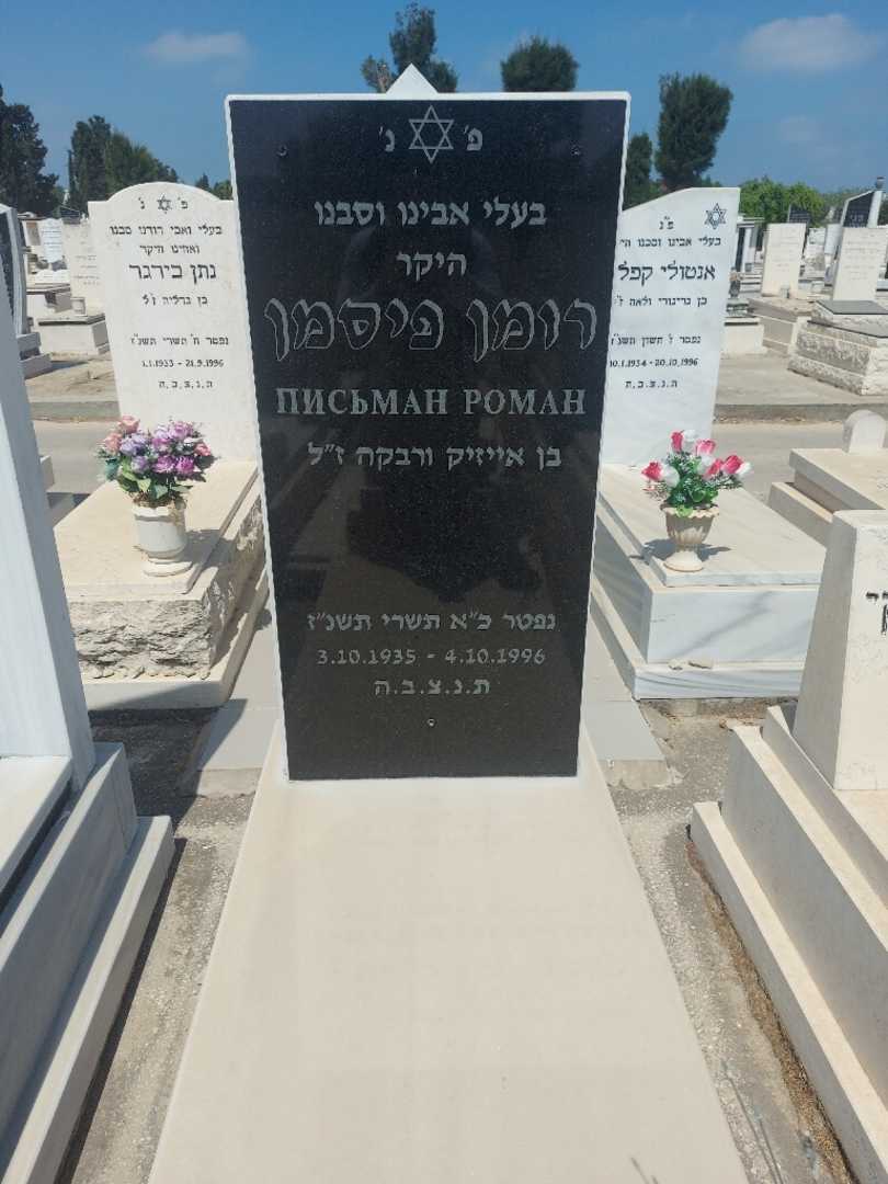 קברו של רומן פיסמן