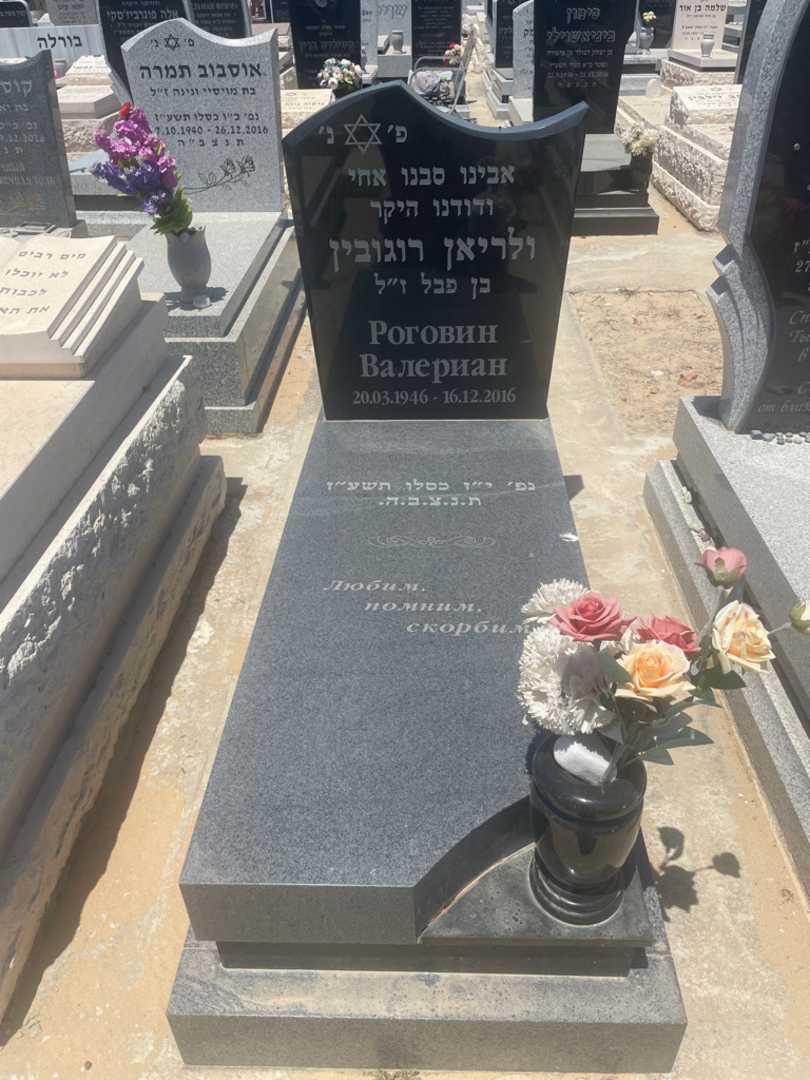 קברו של ולריאן רוגובין