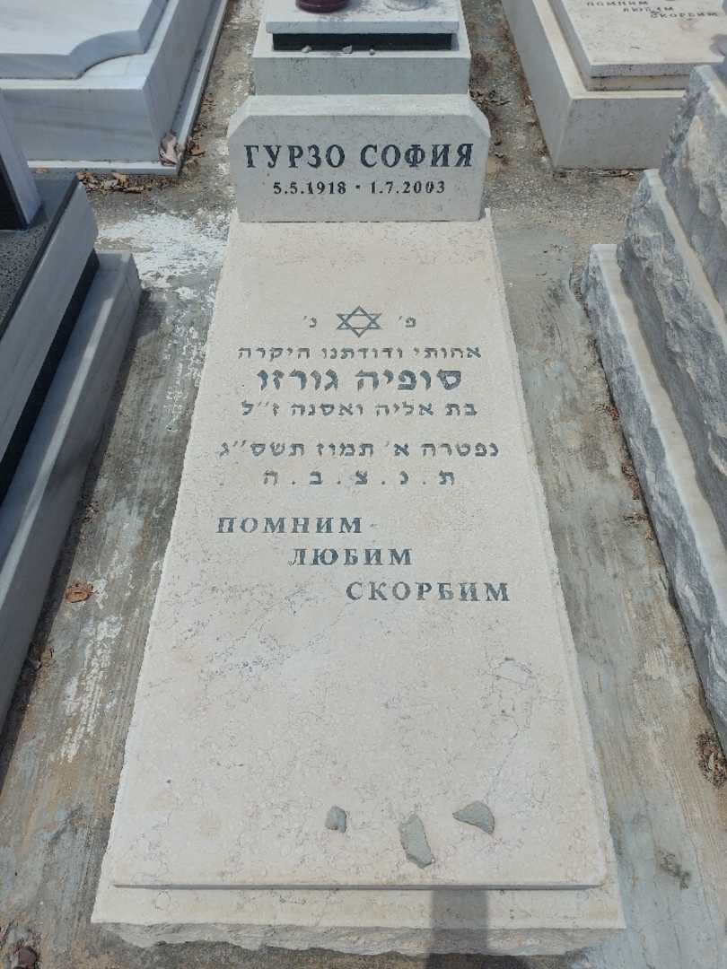 קברו של סופיה גורזו